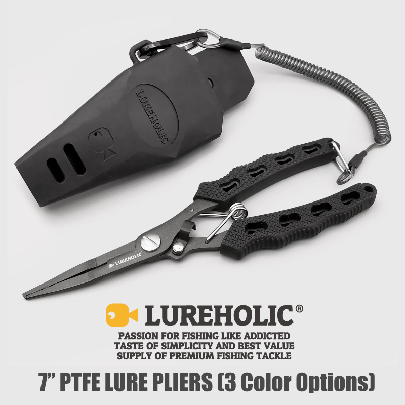 Lureholic 7 ”ПТФЭ покрытые рыб – обзор и цена Fishing Line Cutter